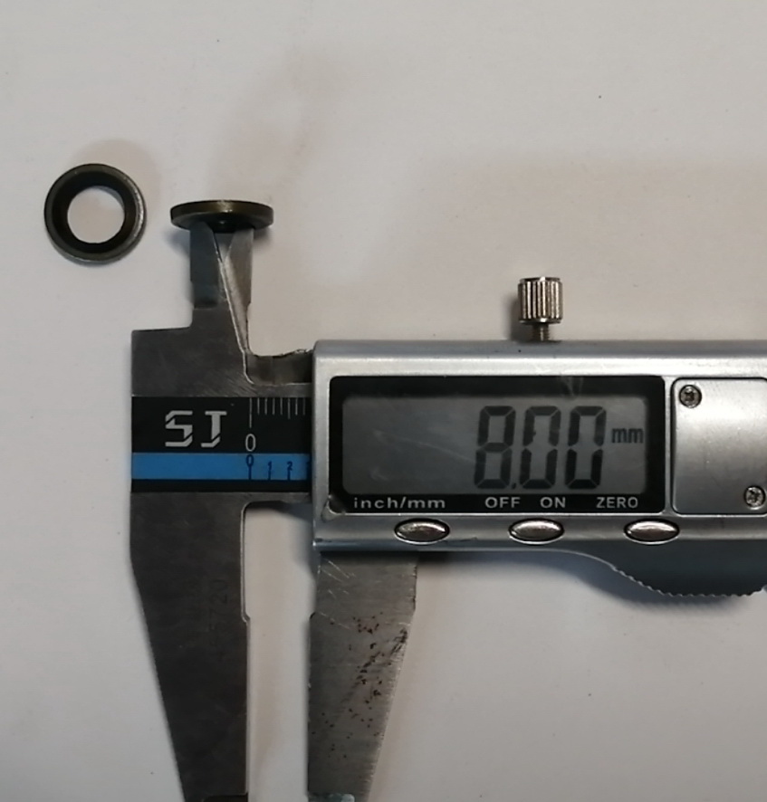 Шайба уплотнительная прорезиненная d=8 D=14   shstpro8/VG260080201